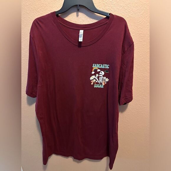 Sarcastic Sugar Skull two sided shirt - Picture 2 of 7